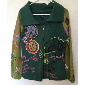 Adore Embellished Detail Cotton Jacket SZ M